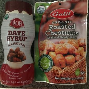 Gluten-free date syrup and chestnuts from Galil Foods